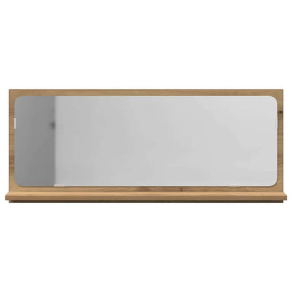 vidaXL Spiegelablage Artisan-Eiche 90 x 10,5 x 37 cm Holzwerkstoff