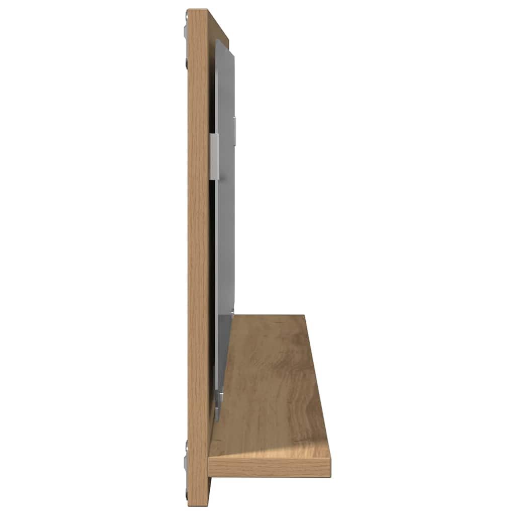 vidaXL Spiegelablage Artisan-Eiche 90 x 10,5 x 37 cm Holzwerkstoff