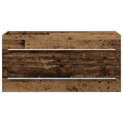 vidaXL | Spülenschrank | mit Schubladen Wandmontiert Holzwerkstoff