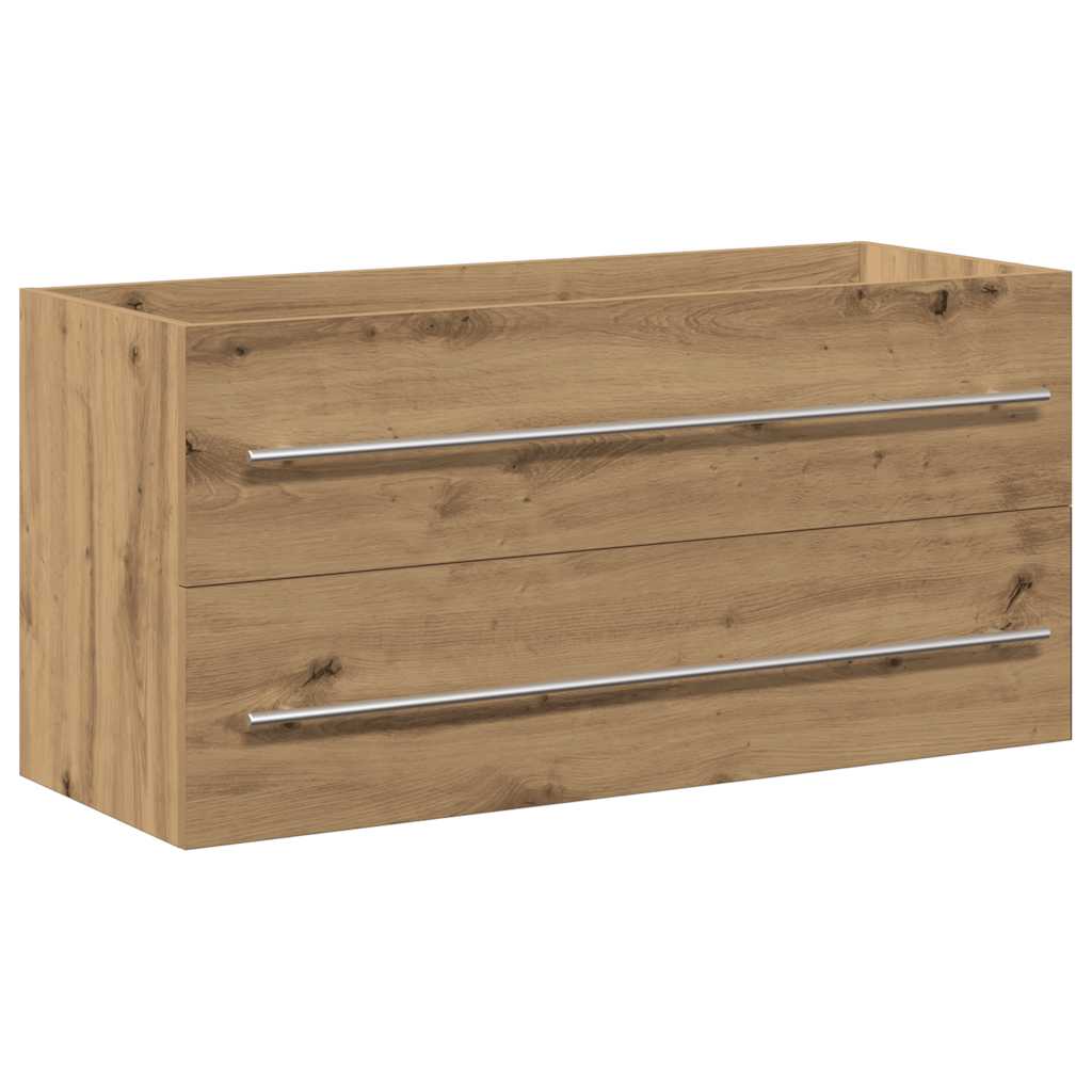 vidaXL Waschbeckenunterschrank Artisan-Eiche 100x38,5x48 cm