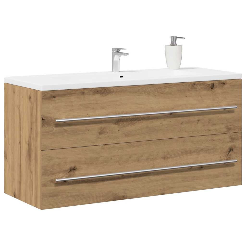 vidaXL Waschbeckenunterschrank Artisan-Eiche 100x38,5x48 cm
