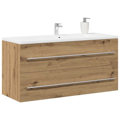 vidaXL Waschbeckenunterschrank Artisan-Eiche 100x38,5x48 cm