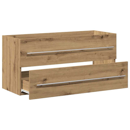 vidaXL Waschbeckenunterschrank Artisan-Eiche 100x38,5x48 cm