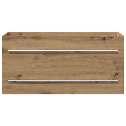 vidaXL Waschbeckenunterschrank Artisan-Eiche 100x38,5x48 cm