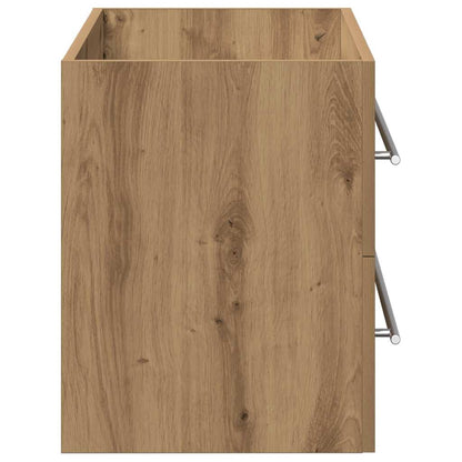 vidaXL Waschbeckenunterschrank Artisan-Eiche 100x38,5x48 cm
