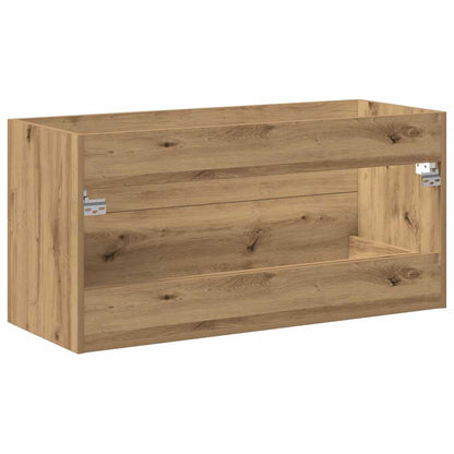 vidaXL Waschbeckenunterschrank Artisan-Eiche 100x38,5x48 cm