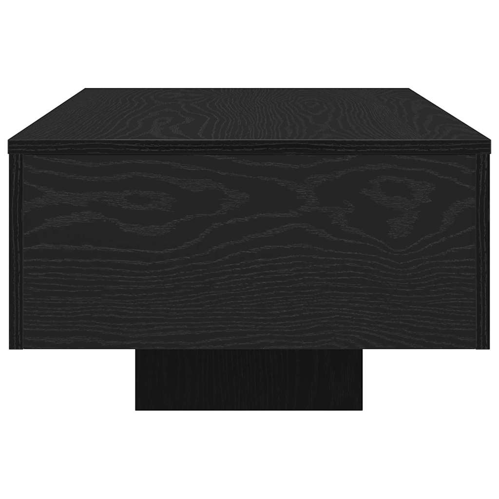 vidaXL Couchtisch Schwarz Eichen-Optik 100 x 49,5 x 31 cm