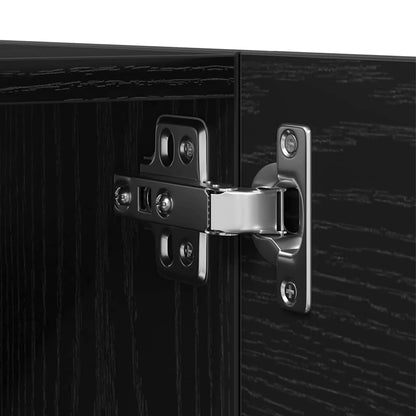 TV-Schränk Schwarz Eichen-Optik 30,5 x 30 x 30 cm Holzwerkstoff