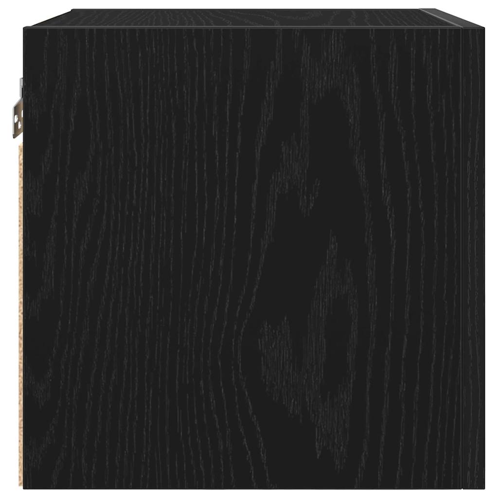 TV-Schränk Schwarz Eichen-Optik 30,5 x 30 x 30 cm Holzwerkstoff