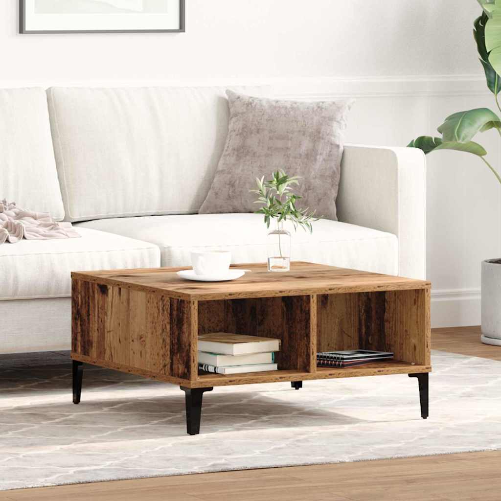 vidaXL Couchtisch Altholz 60 x 60 x 30 cm