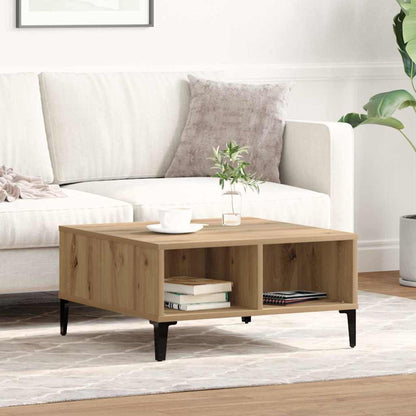vidaXL Couchtisch Artisan-Eiche 60 x 60 x 30 cm