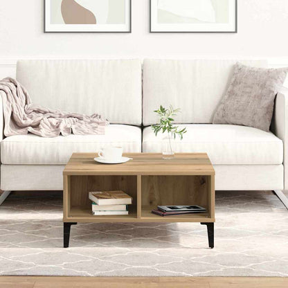vidaXL Couchtisch Artisan-Eiche 60 x 60 x 30 cm