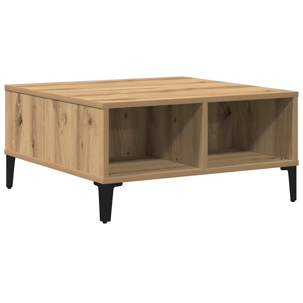 vidaXL Couchtisch Artisan-Eiche 60 x 60 x 30 cm