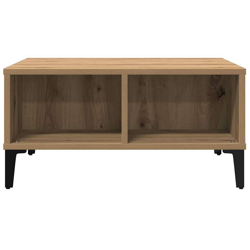 vidaXL Couchtisch Artisan-Eiche 60 x 60 x 30 cm