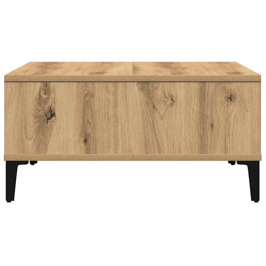vidaXL Couchtisch Artisan-Eiche 60 x 60 x 30 cm