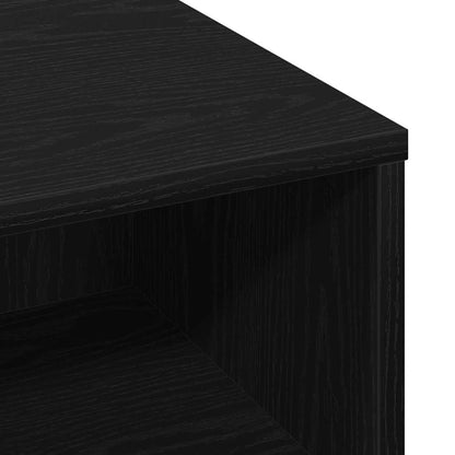vidaXL Couchtisch Schwarz Eichen-Optik 60 x 60 x 30 cm