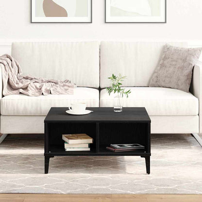 vidaXL Couchtisch Schwarz Eichen-Optik 60 x 60 x 30 cm