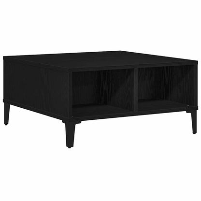 vidaXL Couchtisch Schwarz Eichen-Optik 60 x 60 x 30 cm