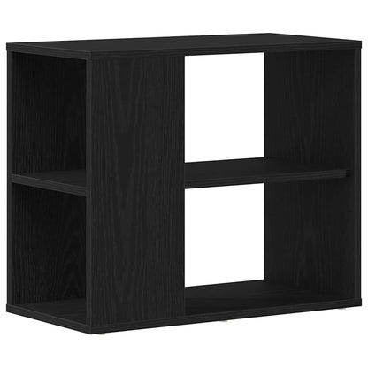 Sideboard Schwarz Eichen-Optik 60 x 30 x 50 cm Holzwerkstoff