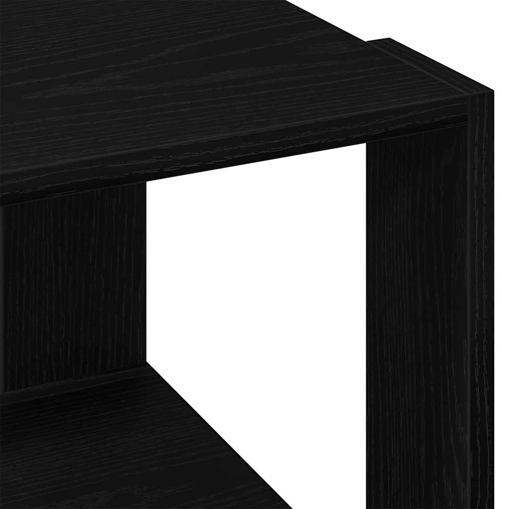 vidaXL Couchtisch Schwarz Eichen-Optik 40 x 40 x 30 cm Holzwerkstoff