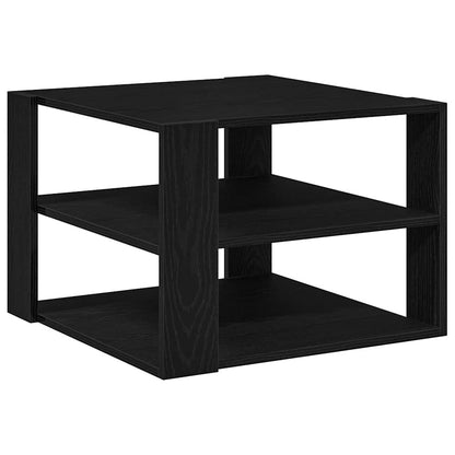 Couchtisch Schwarz Eichen-Optik 58 x 58 x 40 cm Holzwerkstoff
