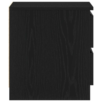 vidaXL Nachttisch Schwarz Eichen-Optik 50 x 40 x 43,5 cm Holzwerkstoff