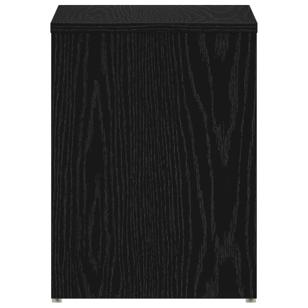 vidaXL Nachttisch Schwarze Eiche 40 x 30 x 40 cm Holzwerkstoff