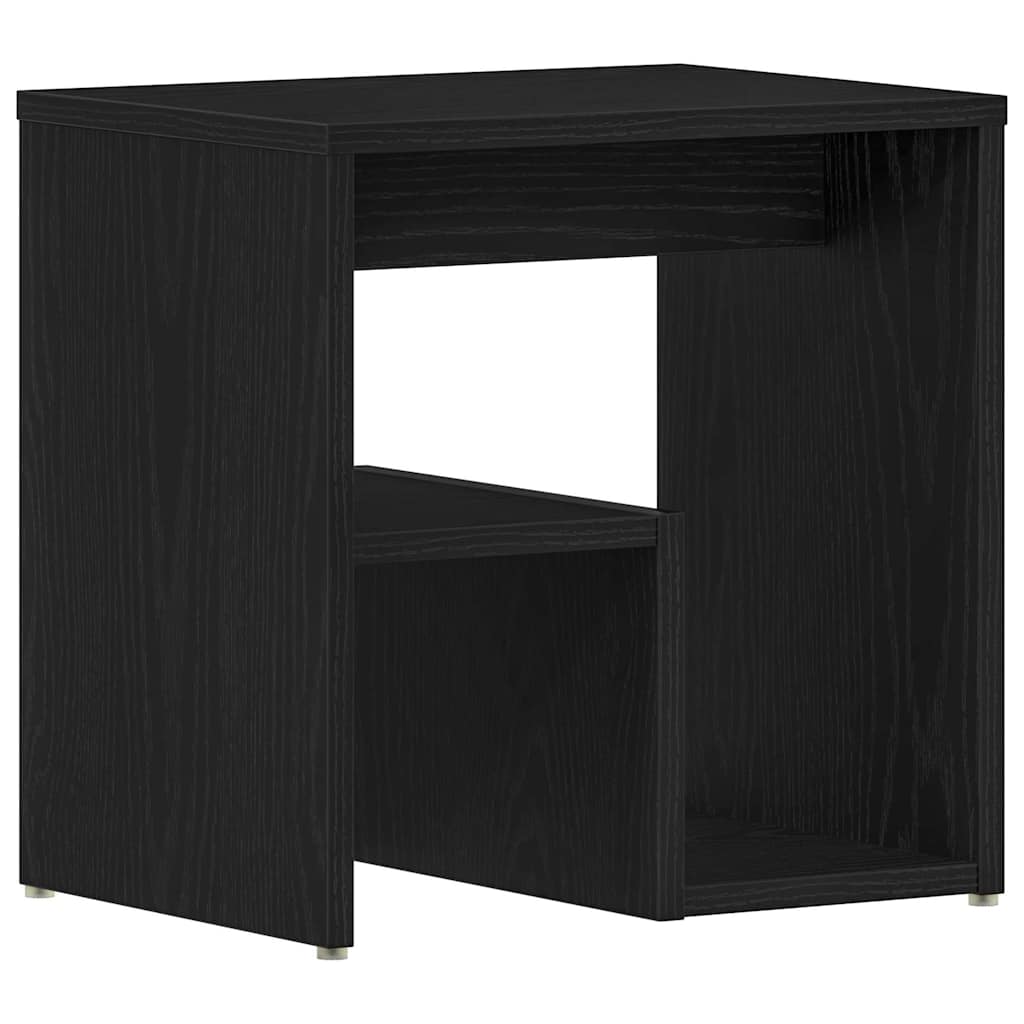 vidaXL Nachttisch 2 pcs Schwarz Eichen-Optik 40 x 30 x 40 cm