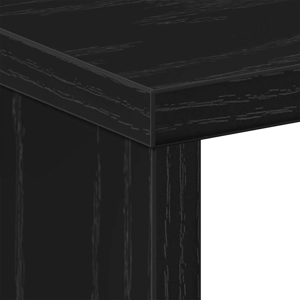 vidaXL Nachttisch Schwarz Eichen-Optik 50 x 30 x 51,5 cm Holzwerkstoff