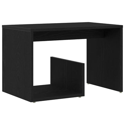 vidaXL Beistelltisch Schwarz Eichen-Optik 59 x 36 x 38 cm