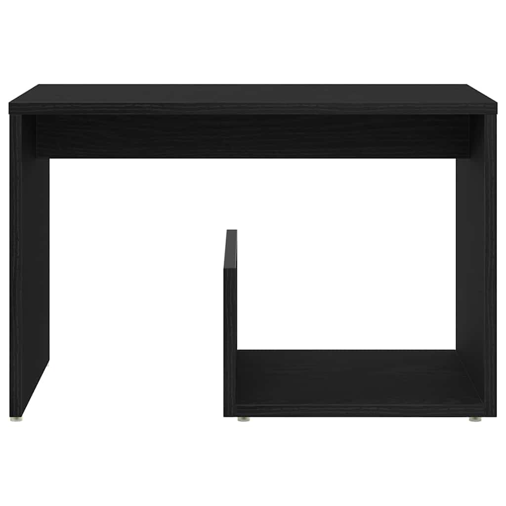 vidaXL Beistelltisch Schwarz Eichen-Optik 59 x 36 x 38 cm