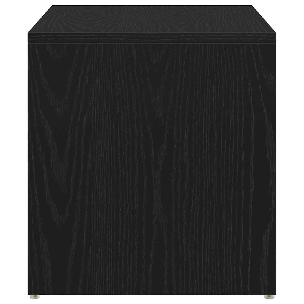 vidaXL Beistelltisch Schwarz Eichen-Optik 59 x 36 x 38 cm