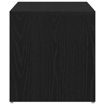 vidaXL Beistelltisch Schwarz Eichen-Optik 59 x 36 x 38 cm