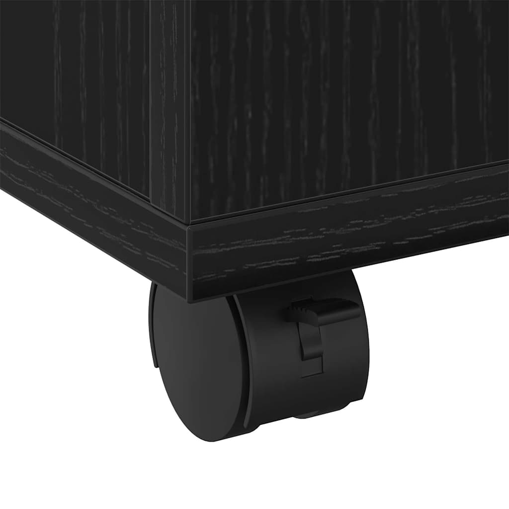 vidaXL Couchtisch Schwarze Eiche 60 x 60 x 38 cm Holzwerkstoff