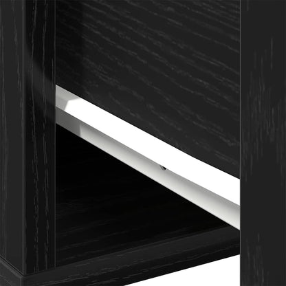 vidaXL Couchtisch Schwarze Eiche 60 x 60 x 38 cm Holzwerkstoff