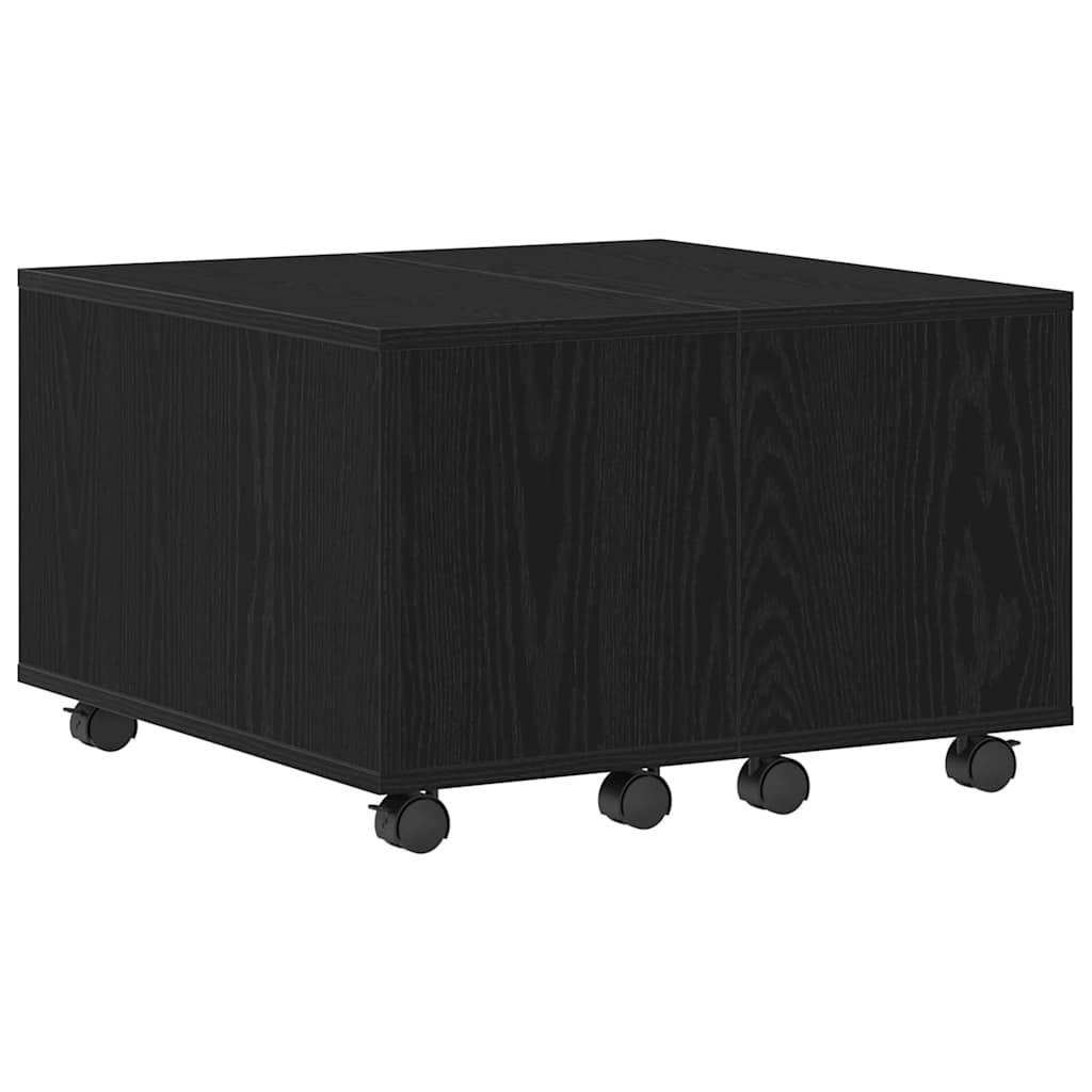 vidaXL Couchtisch Schwarze Eiche 60 x 60 x 38 cm Holzwerkstoff