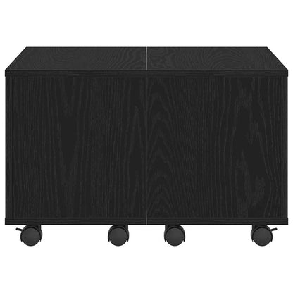 vidaXL Couchtisch Schwarze Eiche 60 x 60 x 38 cm Holzwerkstoff