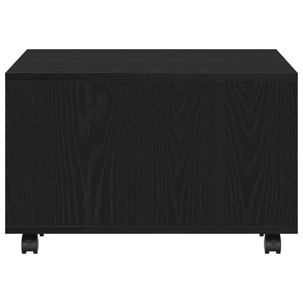 vidaXL Couchtisch Schwarze Eiche 60 x 60 x 38 cm Holzwerkstoff