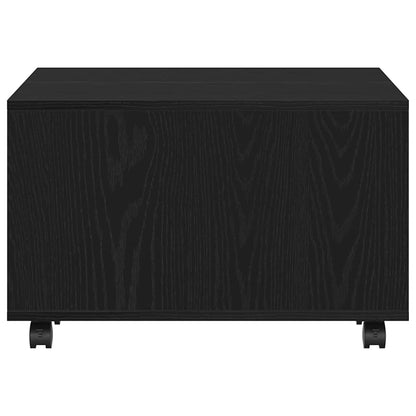 vidaXL Couchtisch Schwarze Eiche 60 x 60 x 38 cm Holzwerkstoff