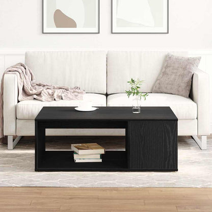vidaXL Couchtisch Schwarz Eichen-Optik 90 x 67 x 33 cm Holzwerkstoff