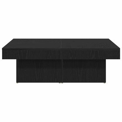 vidaXL Couchtisch Schwarz Eichen-Optik 90 x 90 x 28 cm Holzwerkstoff