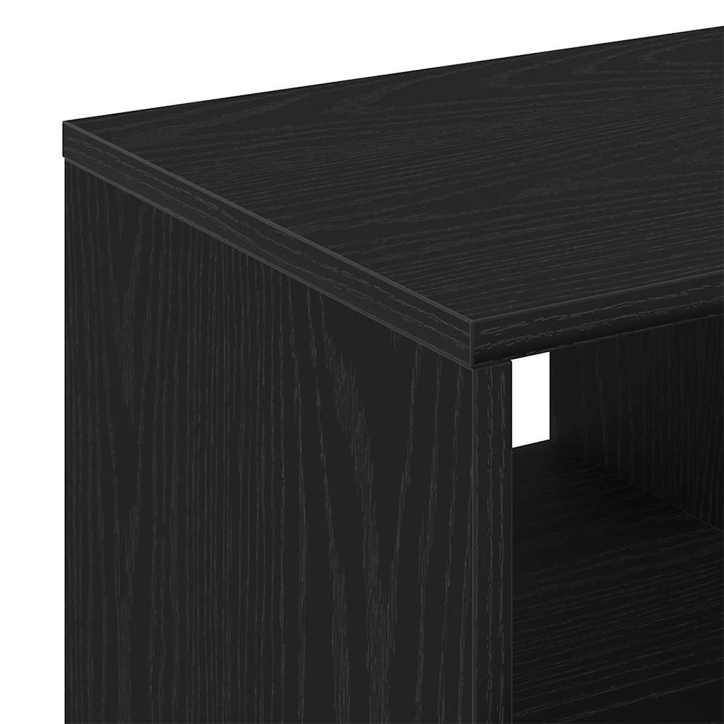 vidaXL Beistelltisch Schwarz Eichen-Optik 50 x 30 x 50 cm