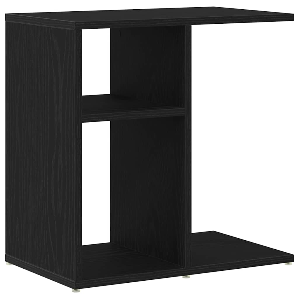 vidaXL Beistelltisch Schwarz Eichen-Optik 50 x 30 x 50 cm