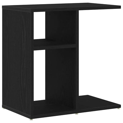 vidaXL Beistelltisch Schwarz Eichen-Optik 50 x 30 x 50 cm