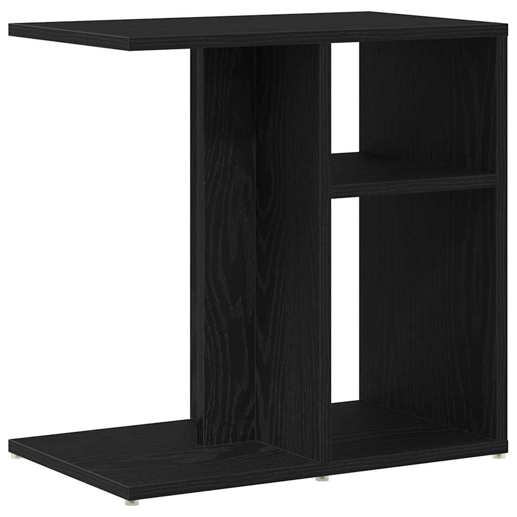 vidaXL Beistelltisch Schwarz Eichen-Optik 50 x 30 x 50 cm