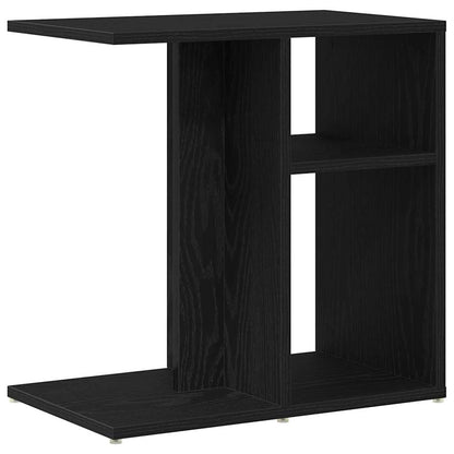 vidaXL Beistelltisch Schwarz Eichen-Optik 50 x 30 x 50 cm