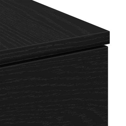 vidaXL Couchtisch Schwarz Eichen-Optik 90 x 60 x 31 cm Holzwerkstoff