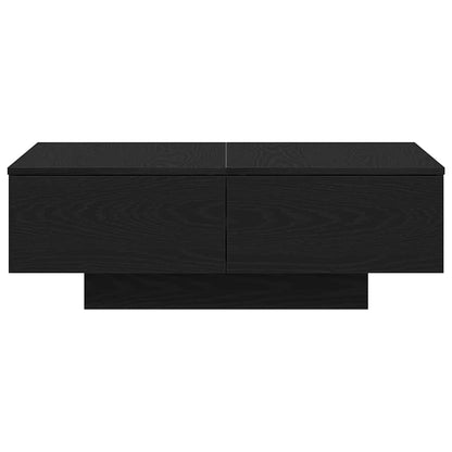 vidaXL Couchtisch Schwarz Eichen-Optik 90 x 60 x 31 cm Holzwerkstoff