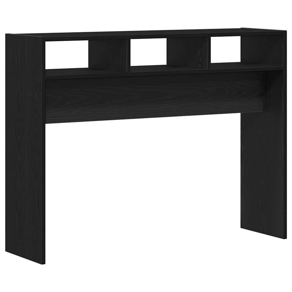 vidaXL Konsolentisch Schwarz Eichen-Optik 105 x 30 x 80 cm