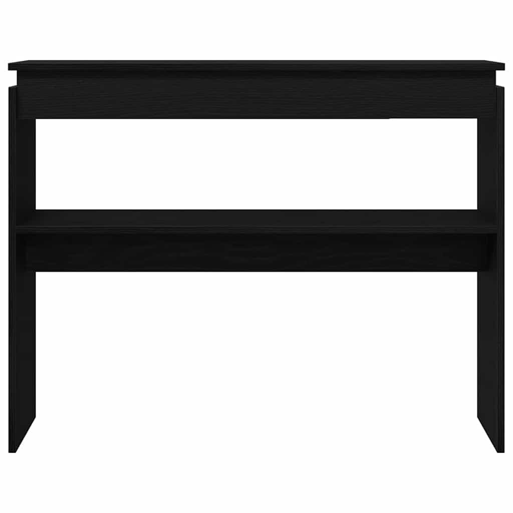 vidaXL Konsolentisch Schwarze Eiche 80 x 30 x 102 cm Holzwerkstoff